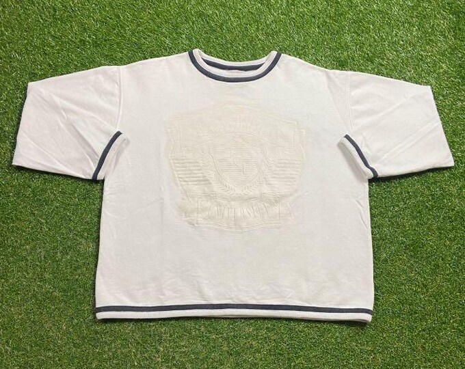 Vintage Texas Christian University Crewneck Sweatshirt Made USA Size Large L TCU NCAA College Football Fort Worth Pull Over Oversized 90s