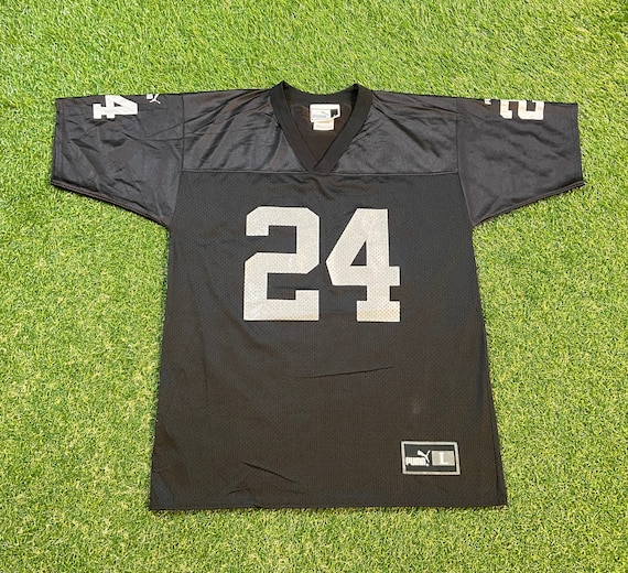 Vintage Oakland Raiders Charles Woodson 24 Jersey Puma Made 