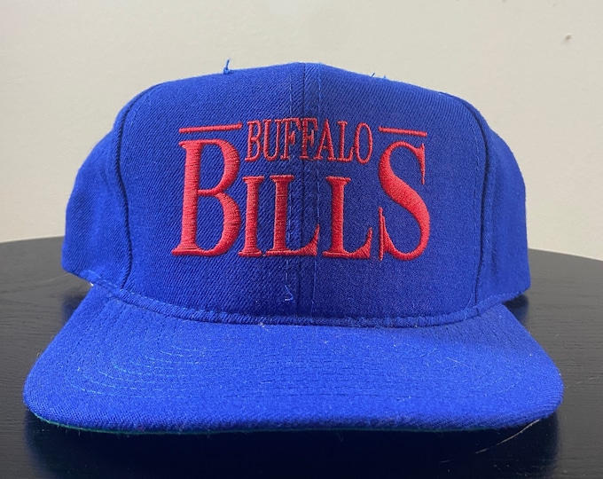 Vintage Buffalo Bills Snapback Hat Annco OSFA NFL Football New York NY 1990s 90s Mafia Cap
