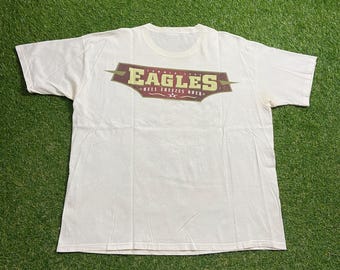Vintage Eagles Hell Freezes Over T Shirt Tee Made USA Size XXL 2XL