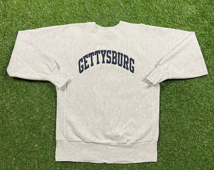 Vintage Gettysburg College Crewneck Sweatshirt Champion Reverse Weave Size Medium M Liberal Arts Pennsylvania Penn State