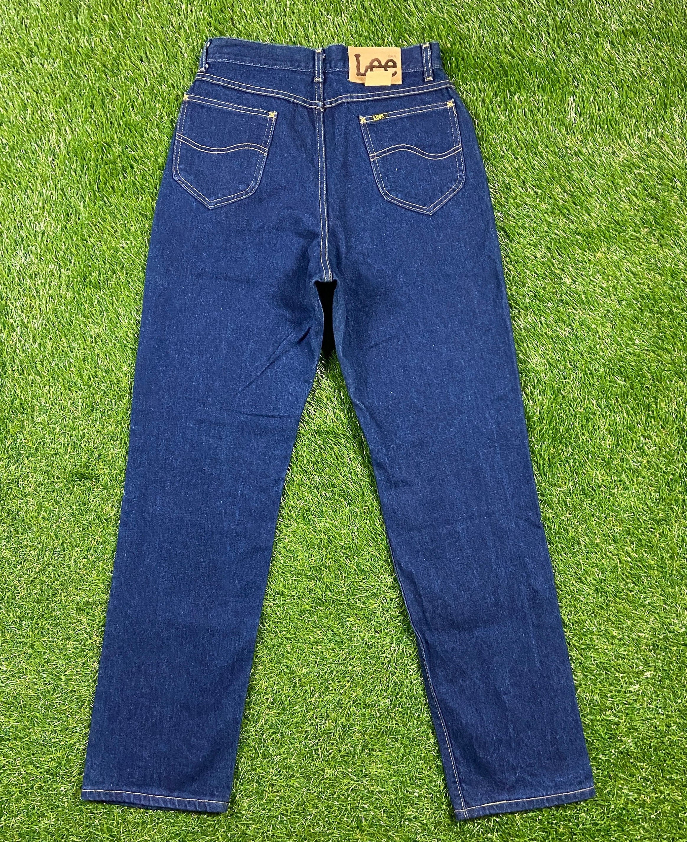 Vintage Lee Jeans Made USA Size 13 Medium M 1980s 80s American USA
