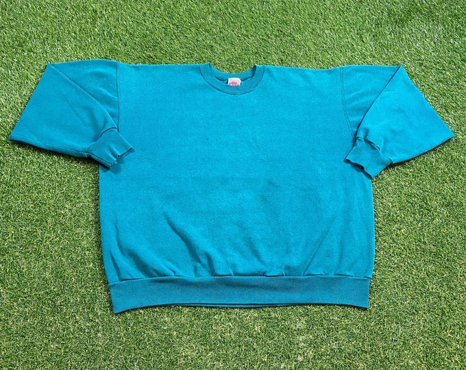 Vintage Nike Crewneck Sweatshirt Made USA Size XL Just Do It! 1990s Athletic Wear Original Classic Soft Pull Over Oversized Swoosh Check