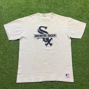 Vintage Chicago White Sox T Shirt Tee Nutmeg Mills Made USA Size Xtra Large XL Chicago Illinois 1990s MLB 90s Baseball American League