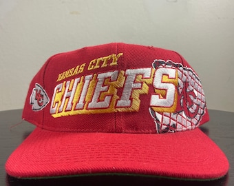 Antyczna czapka typu snapback Kansas City Chiefs Sports Specialties OSFA NFL Football Super Bowl Champions KC Pat Mahomes Lata 90. XX wieku Rzadka