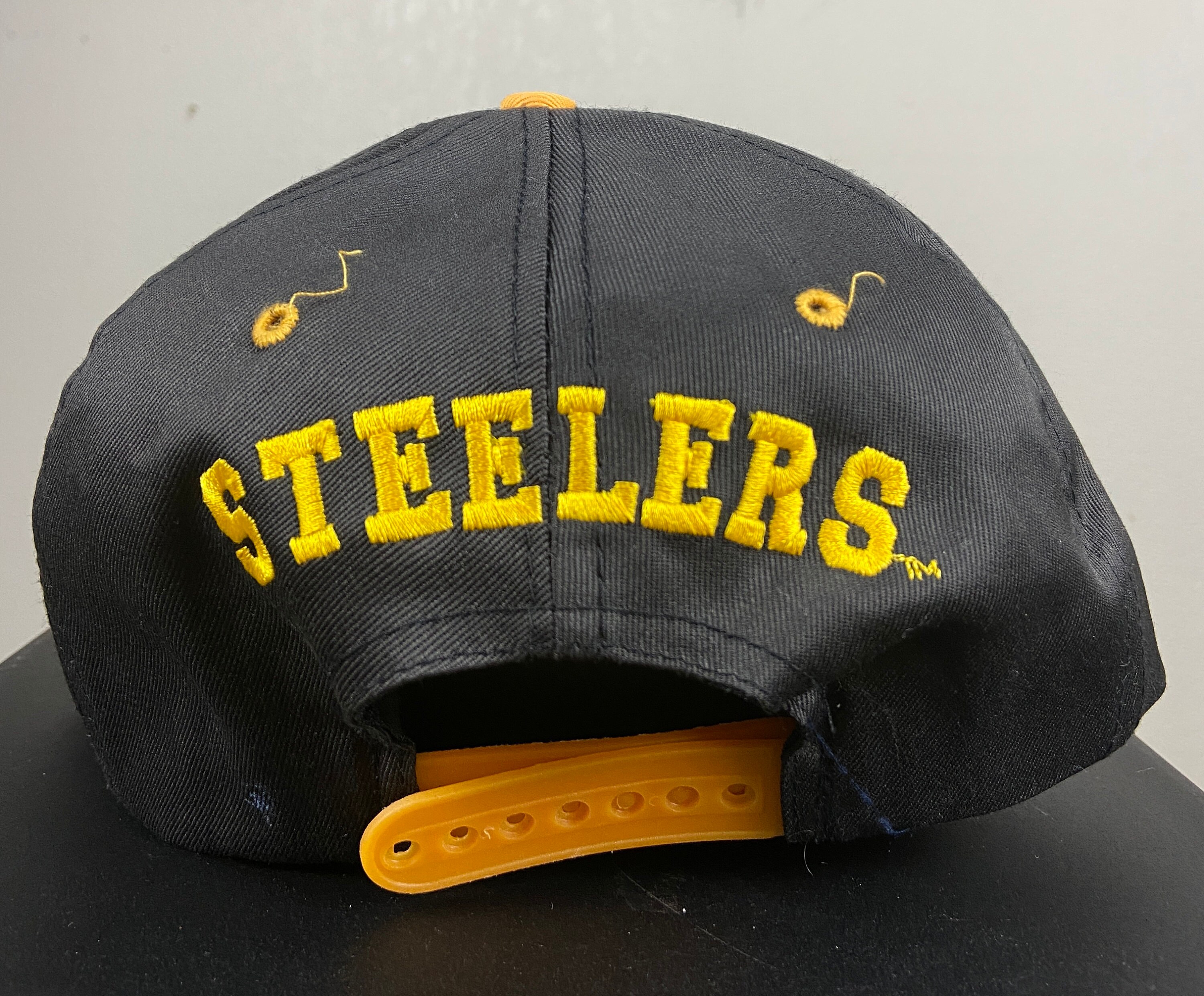 Pittsburgh Steelers The Game Circle Snapback Hat Vintage Mac