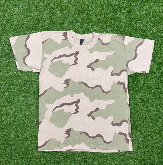 Vintage Camo T Shirt Tee Size Xtra 