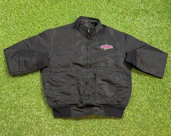 Vintage Universal Studios Florida Bomber Jacket Made USA Size Small S Rare Orlando FL Amusement Park Theme 1990s 90s