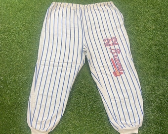Vintage Atlanta Braves Pants Size Xtra Large XL MLB Baseball ATL Georgia Hank Aaron 1990s 90s