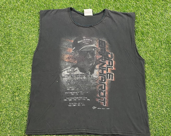 Vintage Dale Earnhardt T Shirt Tee Winners Circle Size Xtra Large XL 1990s 90s NASCAR Ring Intimidator Racing Classic Rare Shirt