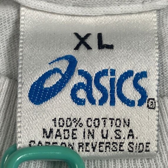 Vintage Asics Volleyball T Shirt Tee Made USA Size Xtra