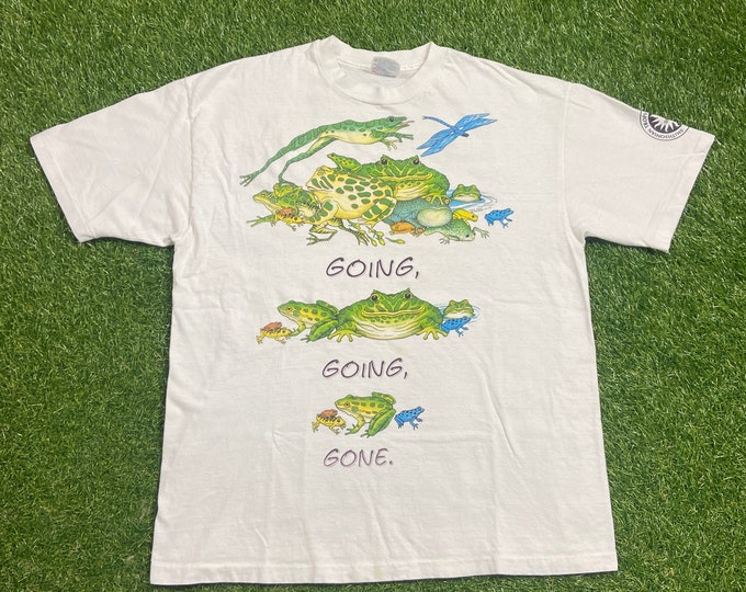 Vintage Smithsonian Tropical Research Institution T Shirt Tee Hanes Made USA Size Large L Washington DC Science Arts Humanities 1990s 90s