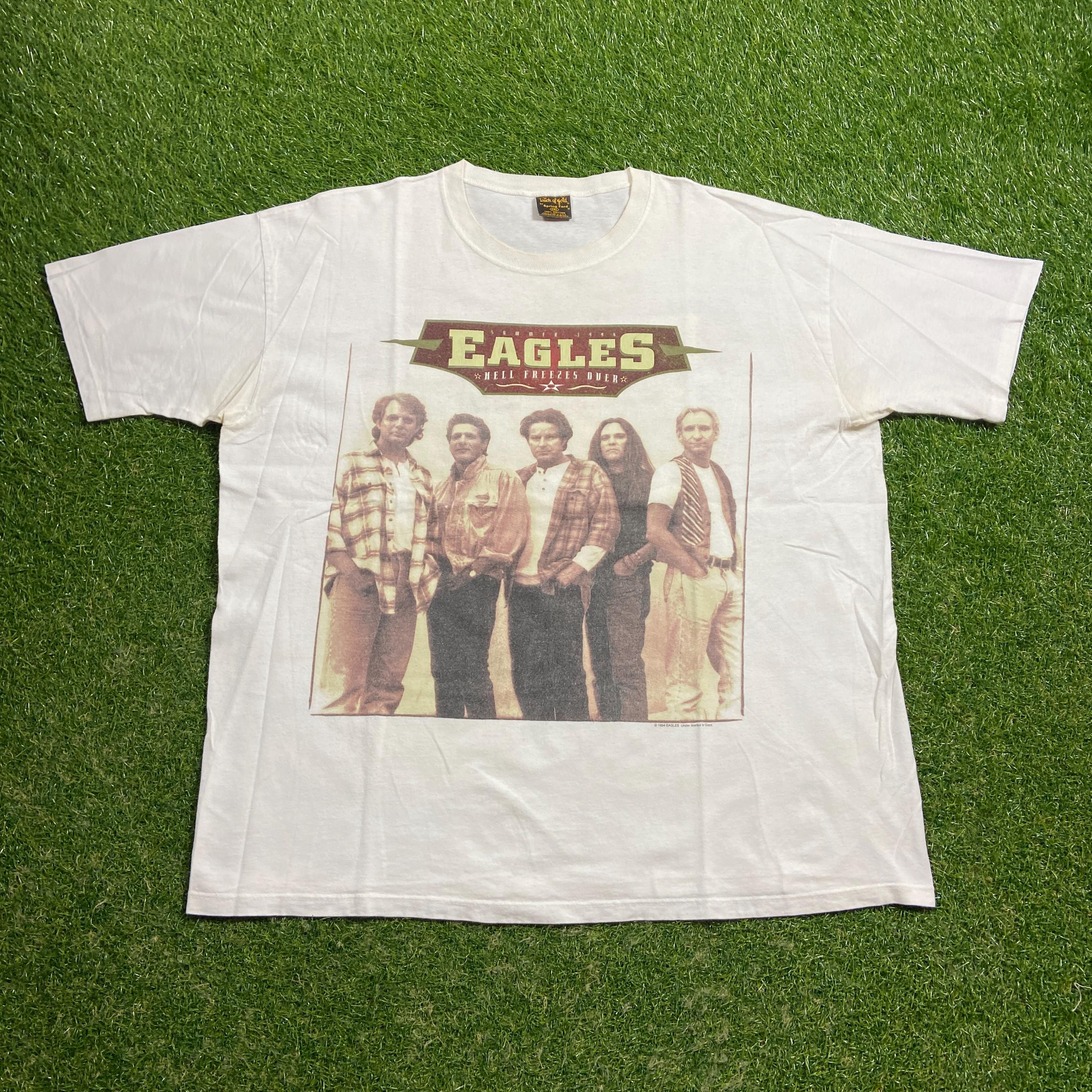 【希少】90s Eaglesイーグルス/HellFreezeOver Tシャツ Vintage Eagles Hell Freezes Over T Shirt Tee Made USA Size XXL 2XL