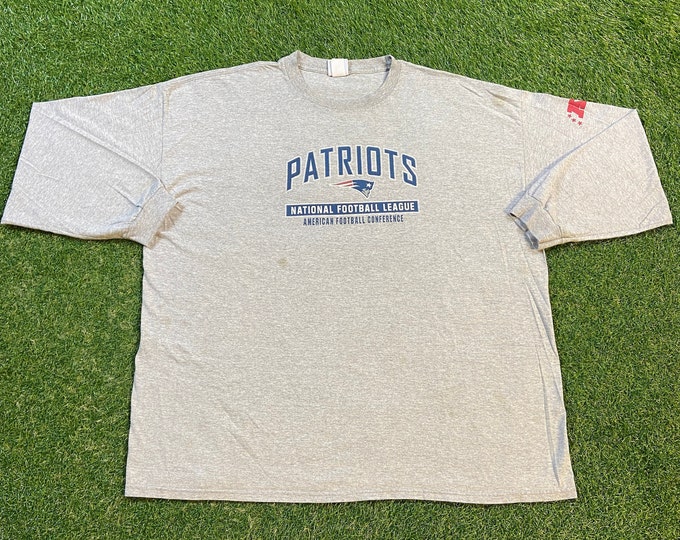 Vintage New England Patriots Long Sleeve Shirt Size XXL 2XL NFL Football Boston Massachusetts Tom Brady 1990s 90s