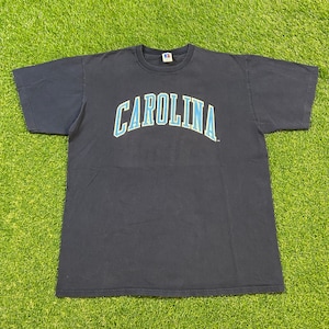 Vintage UNC University of North Carolina Tar Heels T Shirt Tee Made Usa Size Xtra Large XL NCAA College Basketball Sports 1990s 90s