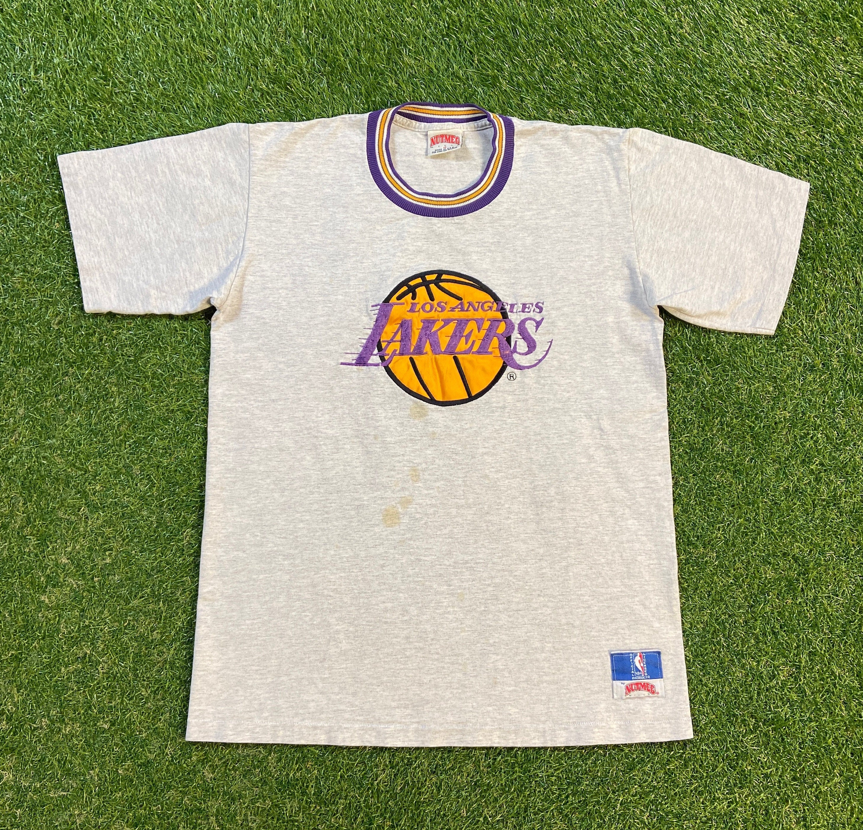 Vintage Los Angeles Lakers Logo T Shirt, LA Lakers NBA Basketball Shirt,  Larker Fan Gifts, Lakers Logo Graphic Tee