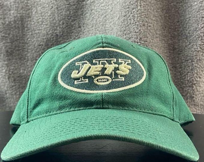 Vintage New York Jets Snapback Hat OSFA  NFL Football AFC Nyc 1990s 90s