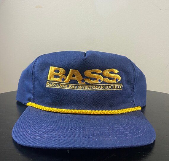 Vintage Bass Anglers Sportsman Society Snapback Hat Made USA Vintage Bass Anglers Sportsman Society Snapback Hat Made USA