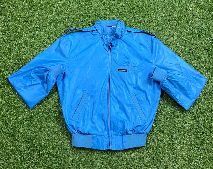 Vintage Members Only Zip Up Jacket Size Small S Tech Fashion Clothing 1980s 80s Pockets Rare Jacket