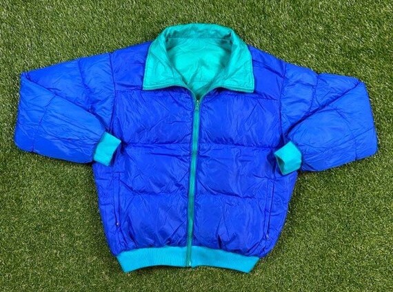 Vintage Columbia Reversible Jacket Windbreaker Size Large L Hiking