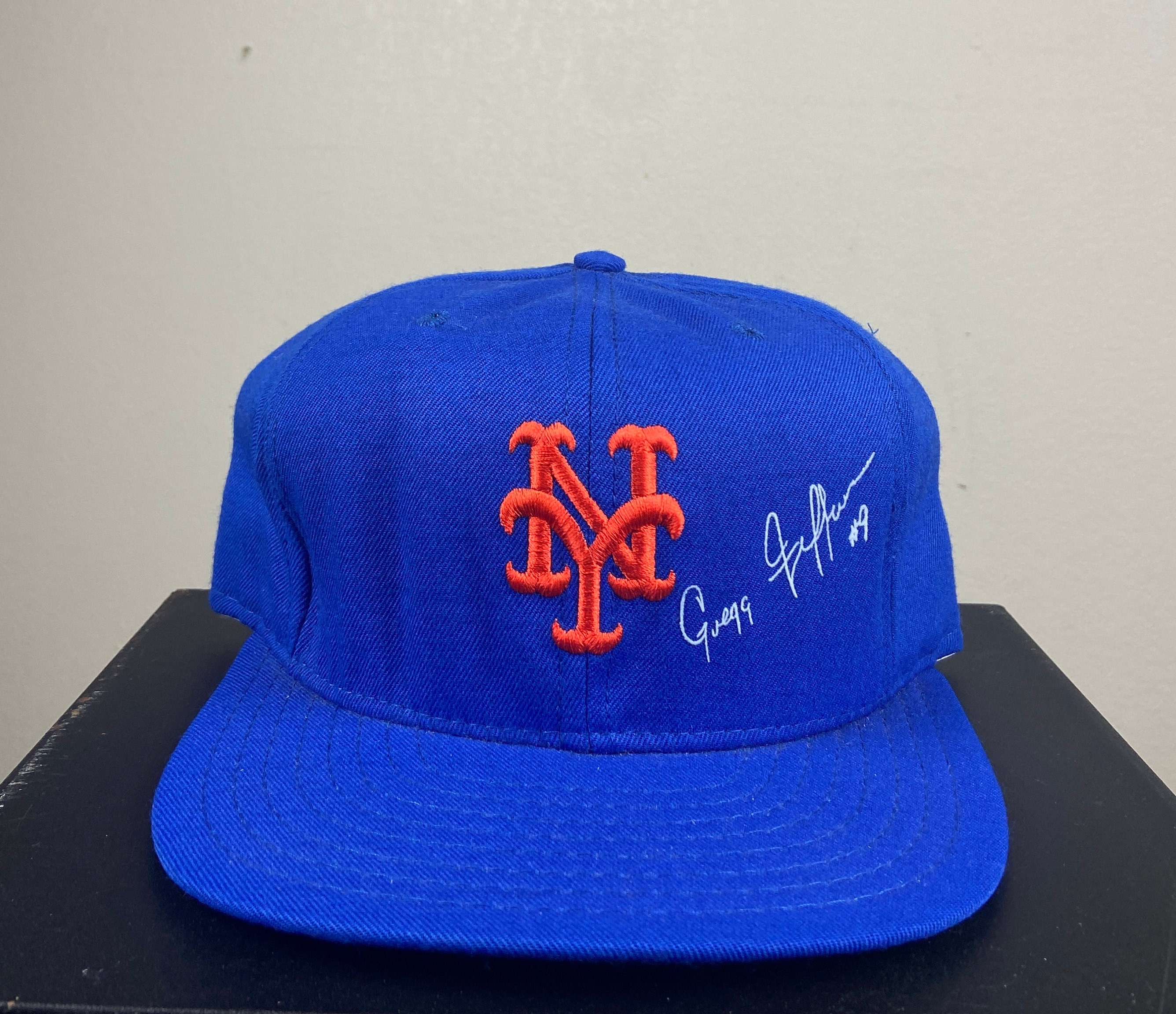 Mets Greg Jeffries 9 Snapback Hat 
