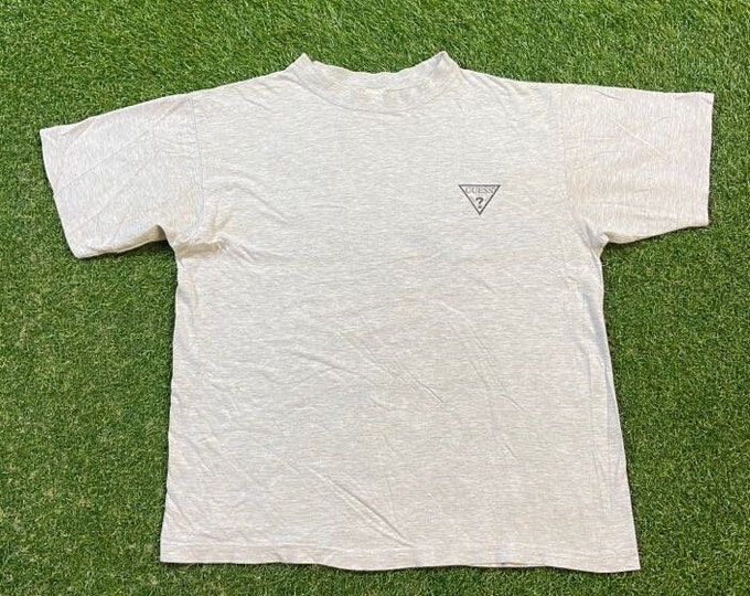 Vintage Guess USA T Shirt Tee Size Large L Designer 80's Classic Rare GUESS ? Jeans Watches 1980s Original