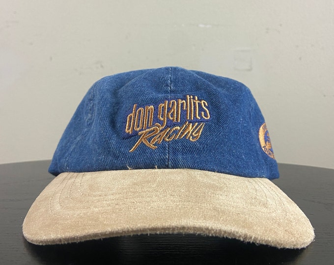 Vintage Don Garlits Racing Strap Back Hat Cap OSFA NASCAR Racing Daytona 500 Drag Racing Ocala Florida 1990s 90s