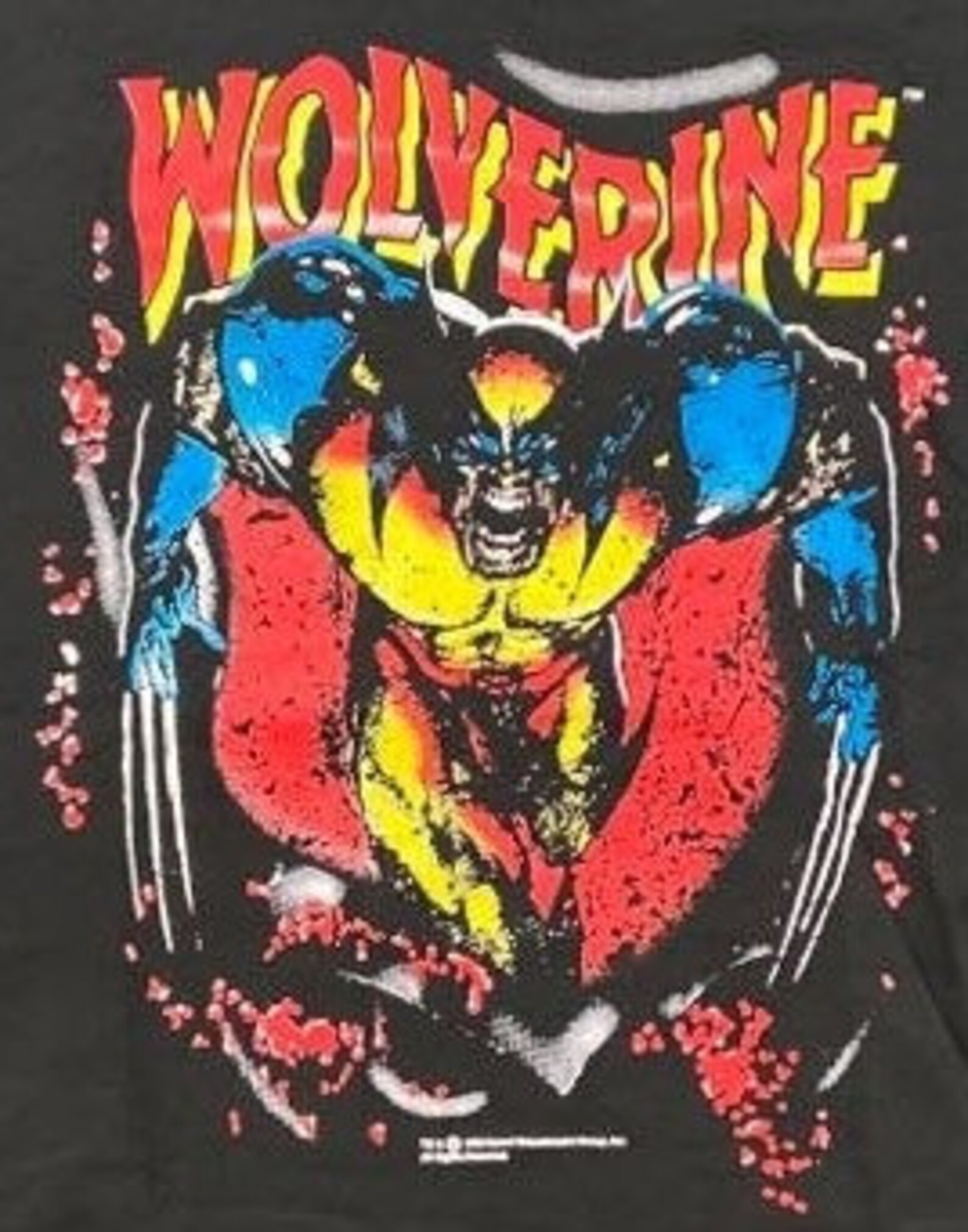 Vintage X Men Wolverine 1993 T Shirt Tee Anvil Marvel Comics Etsy