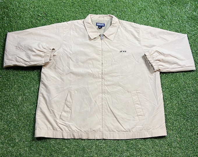 Vintage Lands End Z8 Jacket Bomber Coat Size Youth XL Classic Fit Outerwear Quality Fit 1990s 90s Car Bmw