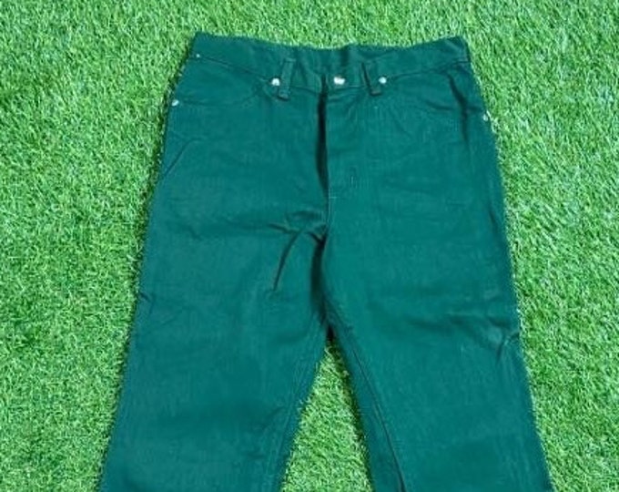 Vintage Maverick Jeans Made USA Size 7/8 1980s 80s American USA Classic Jean Pants Dungerees Vtg Bell Bottoms