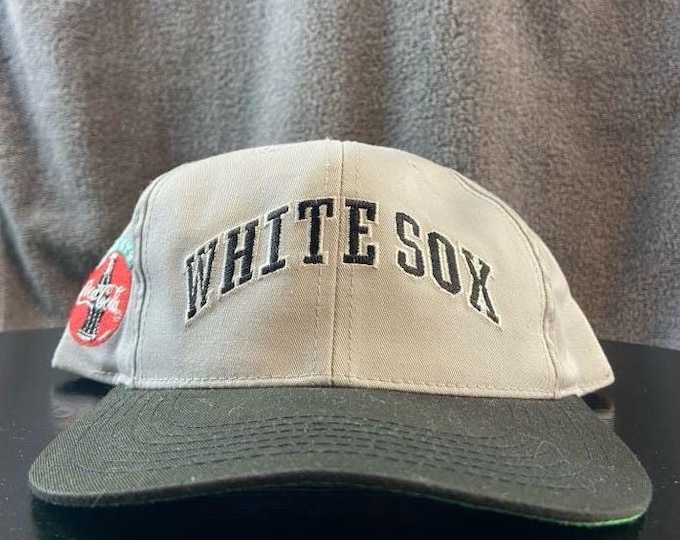 Vintage Chicago White Sox Snapback Hat OSFA Illinois MLB Baseball Coca Cola Coke 1990s 90s