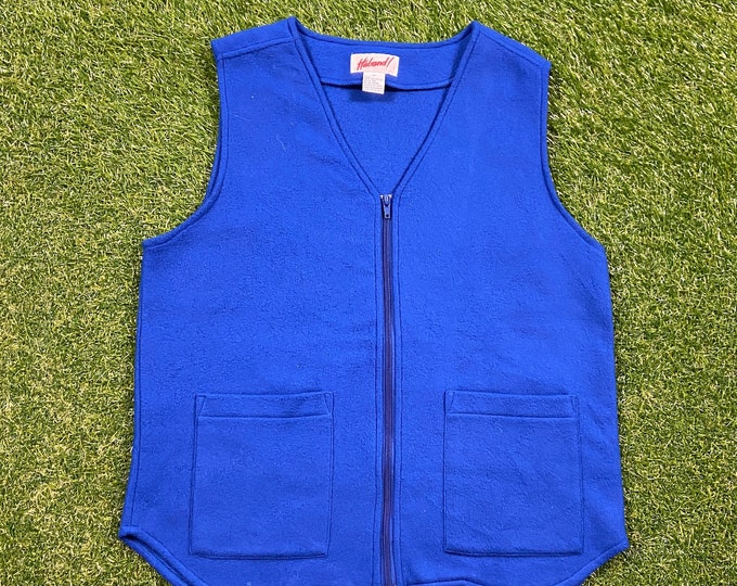 Vintage Haland! Vest Jacket Size Medium M Winter Athletic Jacket Hiking Coat