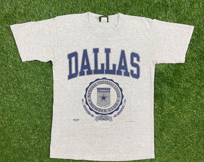 Vintage Dallas Cowboys T Shirt Tee Home Team Advantage Made USA Size Large L NFL Football Aikman Texas 1990s 90s