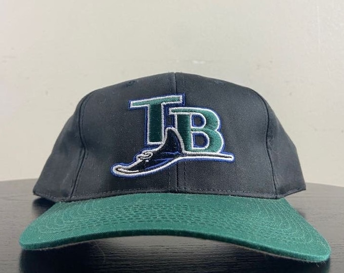 Vintage Tampa Bay Devil Rays Snapback Hat Outdoor Cap OSFA MLB Baseball Bucs Florida 1990s 90s
