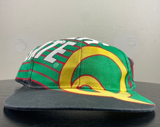 Vintage Quaker State Racing Hat OSFA Motor Sports Classic NASCAR Racing Daytona 500 1990s 90s