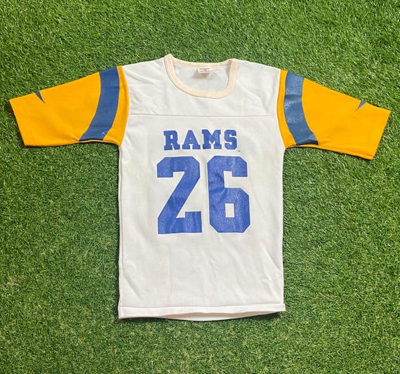 Vintage St Louis Rams Jersey Rawlings Made USA Size Youth Medium