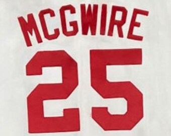 Vintage St Louis Cardinals Mark Mcgwire #25 Jersey MLB Baseball