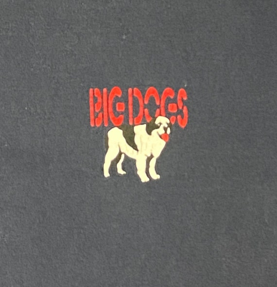 Vintage Big Dogs T Shirt Tee Size Medium M Bad Dog At… Gem