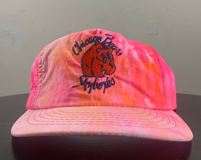 Vintage Chicago Bears Snapback Hat Made USA OSFA Illinois NFL Football 1990s 90s