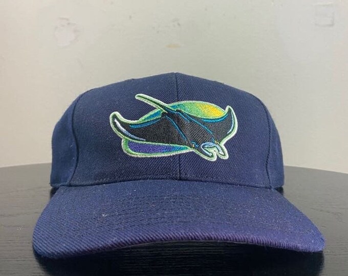 Vintage Tampa Bay Devil Rays Snapback Hat Sports Specialties OSFA MLB Baseball Bucs Florida 1990s 90s