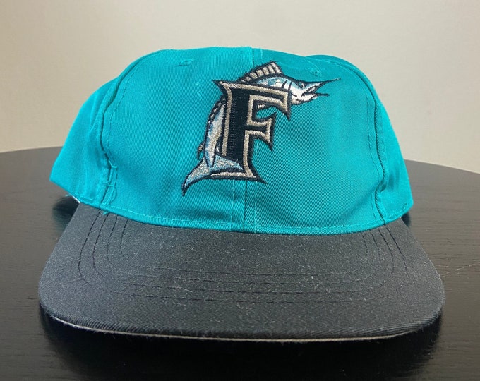 Vintage Florida Marlins Snapback Hat Annco Cap OSFA MLB Baseball National League Miami FL 1990s 90s