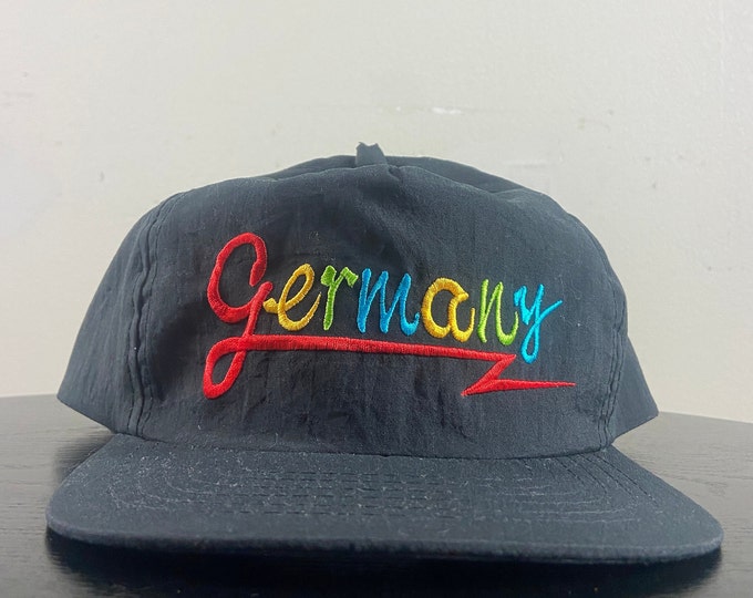 Vintage Germany Snapback Hat OSFA Deutschland Europe Oktoberfest Munich Berlin 1990s 90s