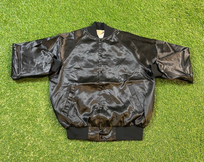 Vintage Joyland Country Nite Club Bomber Jacket Made USA Size Large L Bar Night Life Party Clearwater Florida Classic 1990s 90s