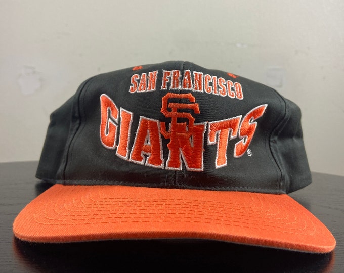 Vintage San Francisco Giants Snapback Hat OSFA MLB Baseball National League Barry Bonds Willie Mays California 1990s 90s