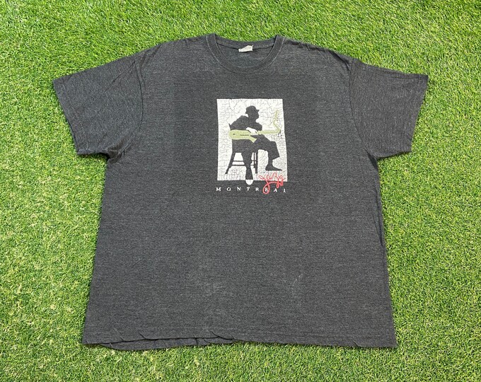 Vintage Montreal Jazz T Shirt Tee Size Xtra Large XL Festival International de Jazz de Quebec Canada 1990s 90s