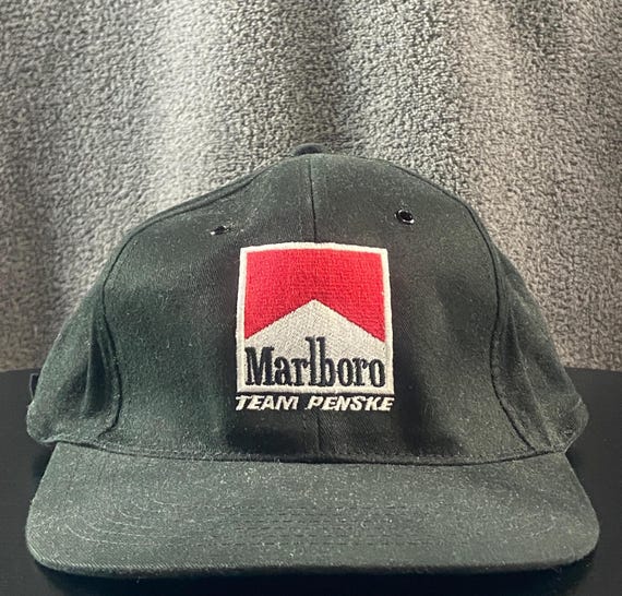 Vintage Marlboro Team Penske Strap Back Hat OSFA NASCAR Racing