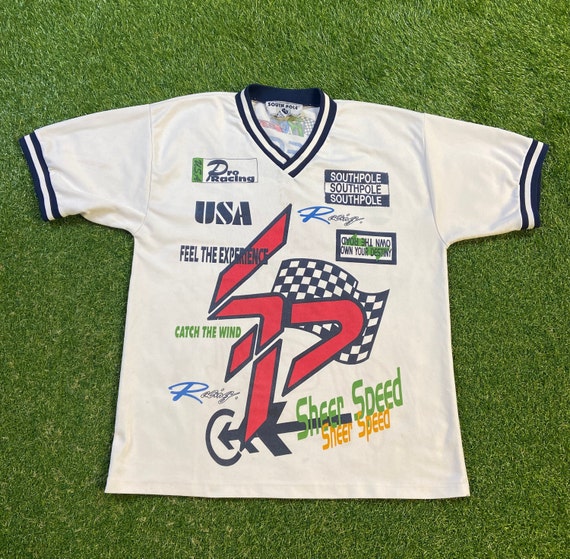 Vintage Southpole Racing T Shirt Size Xtra Large XL Speedway
