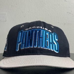 Vintage Carolina Panthers Snapback Hat Made Usa OSFA NFL Football Charlotte North Carolina NC 1990s 90s