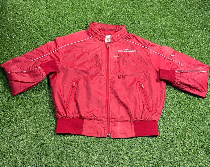 Vintage Volusia County Speedway Bomber Jacket Made USA Size Xtra Large XL Daytona Beach Florida NASCAR Racing Daytona 500 1990s 90s