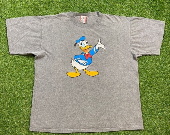 Vintage Daffy Ducks T Shirt Tee Disney Designs Made USA Size Xtra Large XL Looney Tunes Bugs Bunny Warner Bros Classic Cartoon 1990s 90s